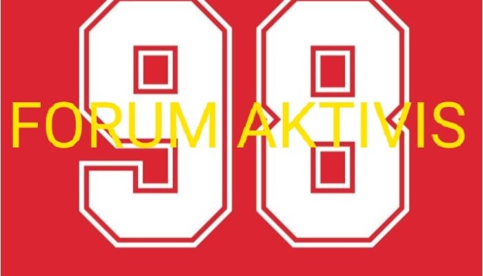 Forum Aktivis ‘98 Serukan Evaluasi Kebijakan Demi Selamatkan Demokrasi Indonesia