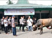 Polres Nias Gelar Pemotongan Hewan Qurban Idul Adha 1447 H
