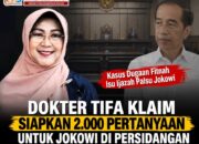 Dokter Tifa Klaim Siapkan 2.000 Pertanyaan untuk Jokowi di Persidangan