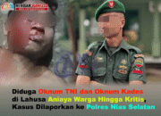 Diduga Oknum TNI dan Oknum Kades di Lahusa Aniaya Warga Hingga Kritis, Kasus Dilaporkan ke Polres Nias Selatan