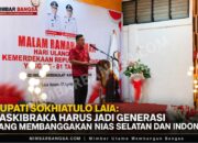 Bupati Sokhiatulo Laia: Paskibraka Harus Jadi Generasi yang Membanggakan Nias Selatan dan Indonesia