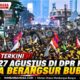 Situasi Terkini Demo 27 Agustus di DPR RI: Massa Berangsur Bubar