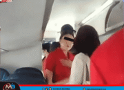 Oknum Anggota DPRD Sumut Diduga Cekcok dan Coba Mencekik Pramugari, Video Viral di Medsos