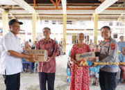 Kasat Binmas Sonahami Lase Bawakan Firman Tuhan Bagi Komunitas Jadula Nisel